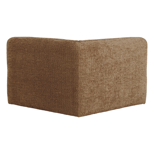 WOOOD hoekelement recht Mojo Base - Wollig - Honinggeel - 74x105x105
