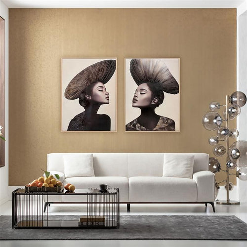 Kare Design Schilderij Aesthetic vrouw rechts 90x120cm