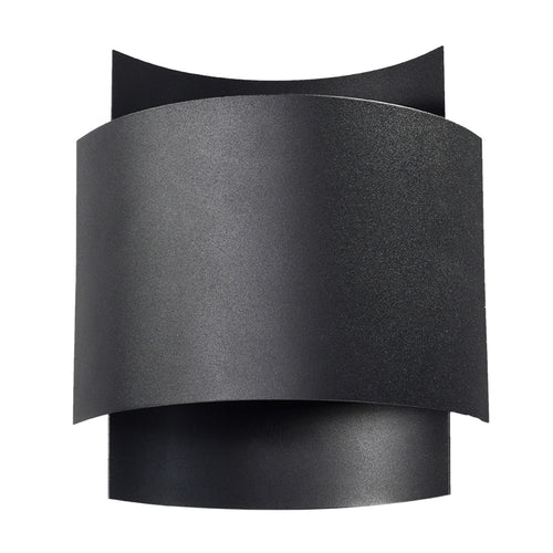 Sollux Lighting Wandlamp IMPACT zwart - 22x11x23cm
