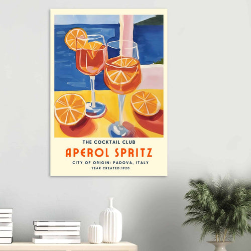 Artfulprints  Aperol Spritz - The cocktail club I   poster A4 21x29.7 cm - vtwonen shop