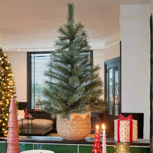 Black Box Trees Glendon Kunstkerstboom H90 x Ø51 cm - Kerstboom in Pot - Kunstboom voor Binnen - Groen
