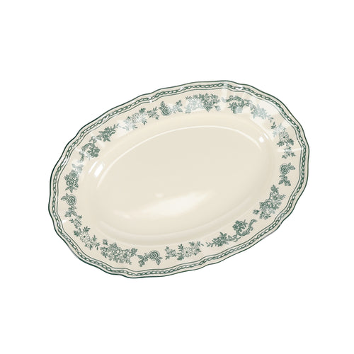 S|P Collection - Serveerschaal 32,5x22,5cm ovaal green Cyril