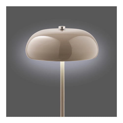 Artichok Marise metalen oplaadbare tafellamp taupe Ø16
