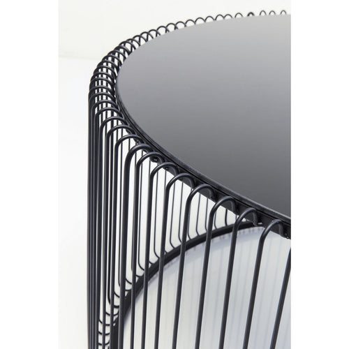 Kare Design Salontafel Wire Uno Zwart Ø80cm