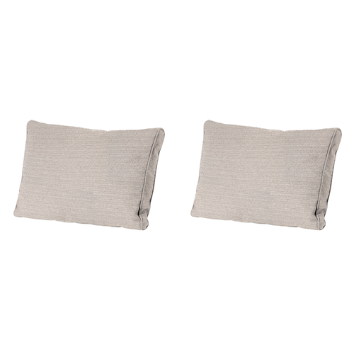 Madison rugkussen Richmond - beige - 40x60x10cm - set van 2