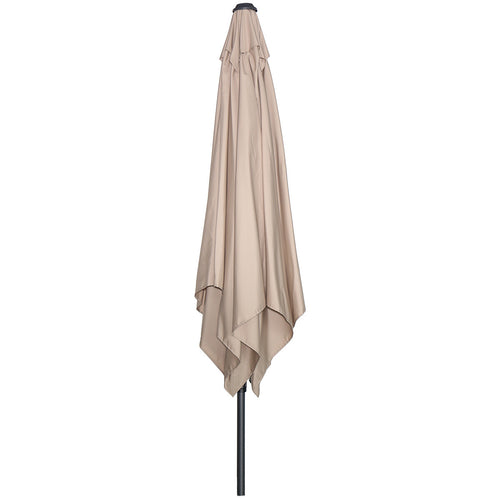 Lotus parasol - 250x250 cm - carbon black - taupe