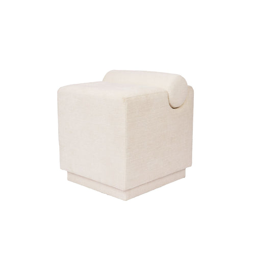 S|P Collection - Poef 46x42xH49cm cloud beige Brume