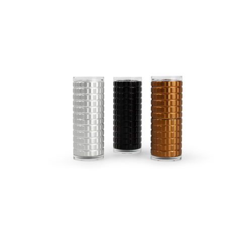 S|P Collection - Peper/zoutmolen H12,5cm geribbeld zwart Savor - vtwonen shop