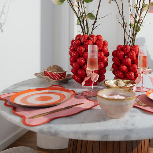 Kare Design Vaas aardbeien rood 24cm