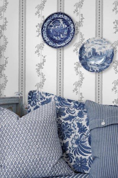 Borastapeter behang bloemen beige en grijs - 53 cm x 10.05 m - 660046