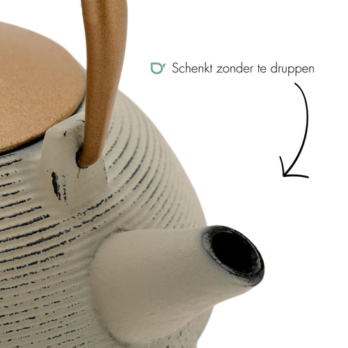 Bredemeijer - Theepot Sakura 1,2L gietijzer grijs