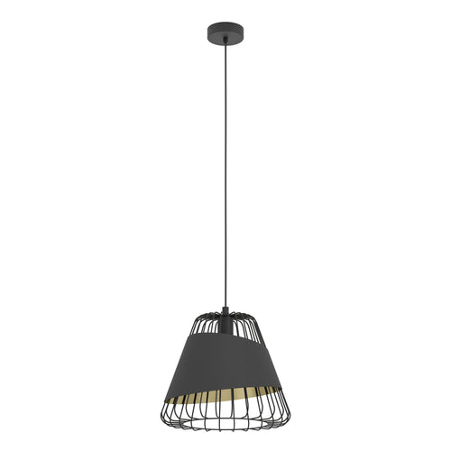 EGLO hanglamp Austell - e27 - ø 36 cm - zwart/goud - vtwonen shop