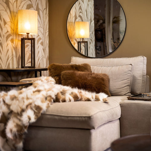 JULIA | sierkussen | 30x50 cm | Otter | bruin | Hoii | met luxe binnenkussen