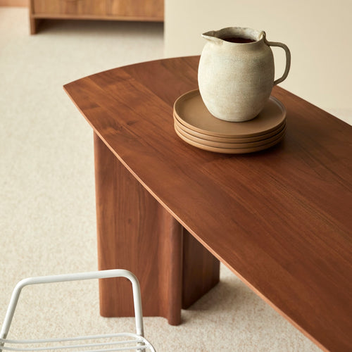 Tikamoon Keukentafel in massief acacia voor 2/4 personen - Bruin