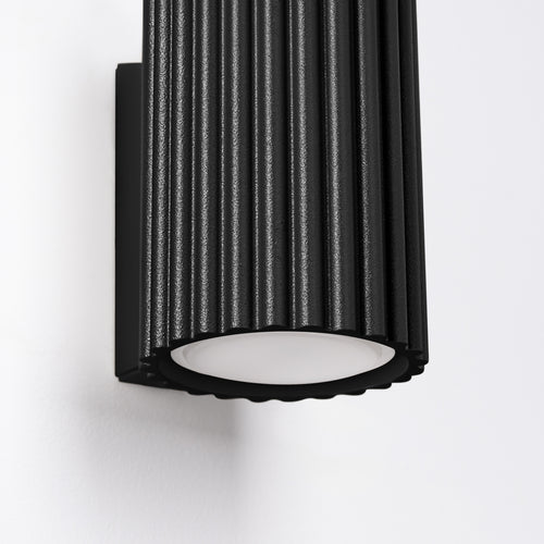 Sollux Lighting Wandlamp KARBON 10 zwart - 6,5x8,5x10cm