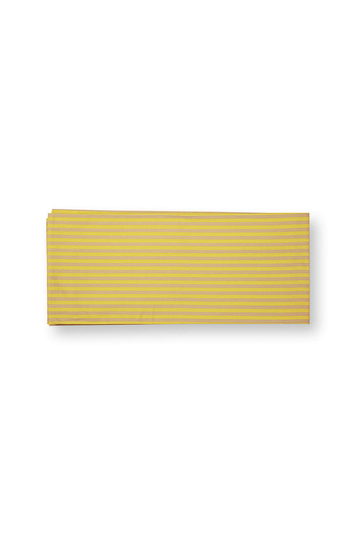 Pip Studio - Tafelkleed Stripes - Geel - 160x250 cm
