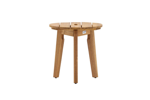 Rebellenclub Tuin Bijzettafel Salsa - ø40cm - Naturel Hout - vtwonen shop