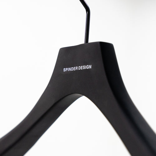 Spinder Design kledinghangers (set van 5) Lotus - Zwart - vtwonen shop
