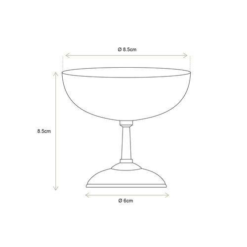 vtwonen - Coupes - Metaal - Goud - 9cm - Set van 2