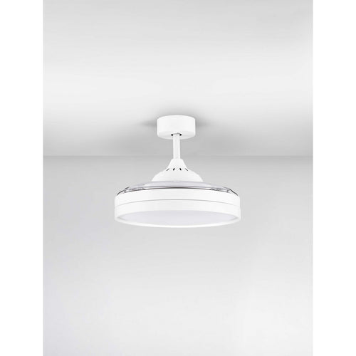 Nova Luce NEVMA Plafondventilator mat wit LED 36W 4100lm 3000-4000-6500K kleurtemperatuur met afstandsbediening