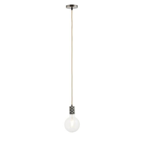 Lighto - Pendel Brons - Inclusief Lichtbron Helder - Retro - 1.5m Snoer - Met Plafondkap