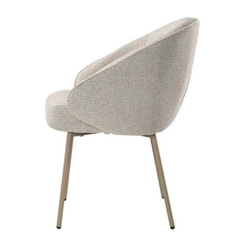 Calicosy - Stoelen set van 2 PIA - beige 62x60x81 cm