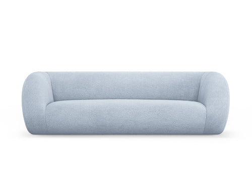 Cosmopolitan Design Bank Essen 3-zits, boucle, lichtblauw - 95x230x86cm