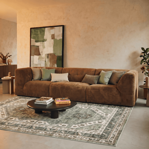 Interieur05 Vintage vloerkleed Medina Groen