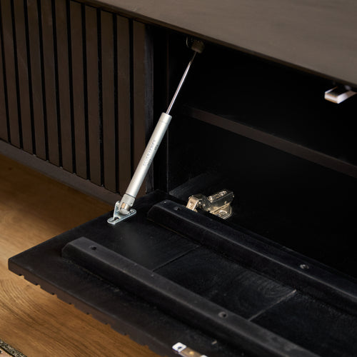 Starfurn  tv meubel Madison - zwart - 35x200x30cm