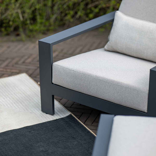 Lincoln verstelbare fauteuil - carbon black - desert sand
