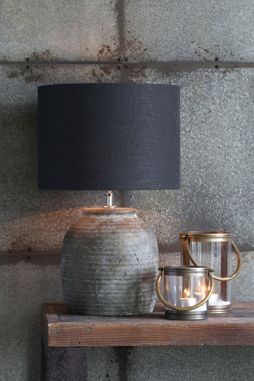 Light & Living lampenkap LIVIGNO - Ø35x25cm - grijs - vtwonen shop