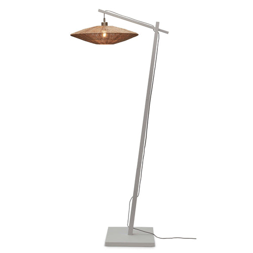 GOOD&MOJO vloerlamp Iguazu - bruin - Ø30cm - vtwonen shop