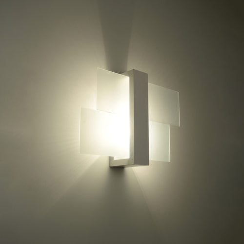 Sollux Lighting Wandlamp FENIKS 1 wit - 43x12x30cm