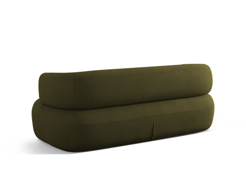 Micadoni Bank Jenny 2-zits, flueel groente - 90x178x73cm