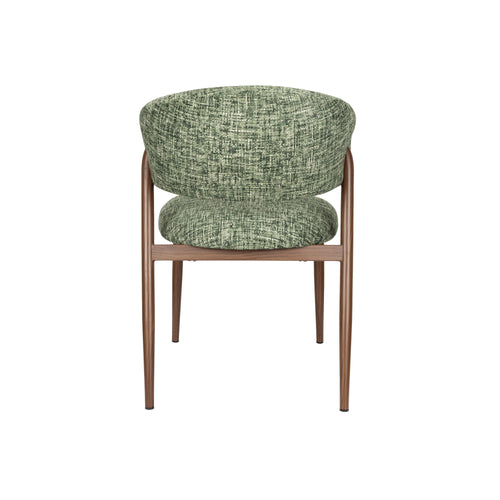 Housecraft Living Patti Eetkamerstoelen Gemêleerd Groen - Set van 2
