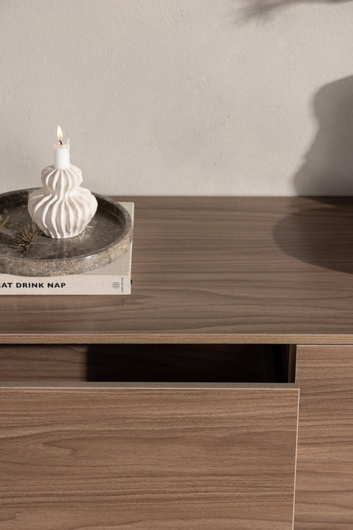 Nest living Leona Dressoir Bruin - Hout - Zwevend - B 160 cm - vtwonen shop