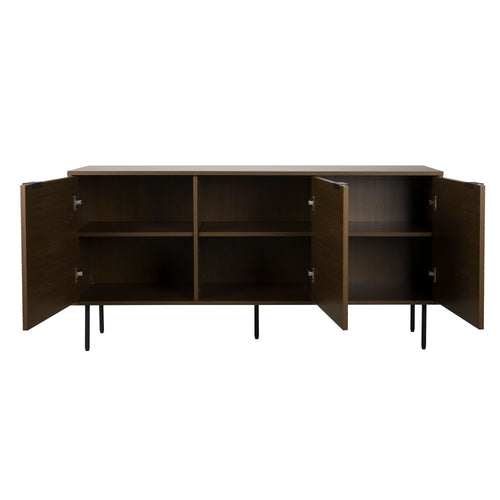 Housecraft Living Flux Dressoir Hoog Gerookt Eiken - Bruin