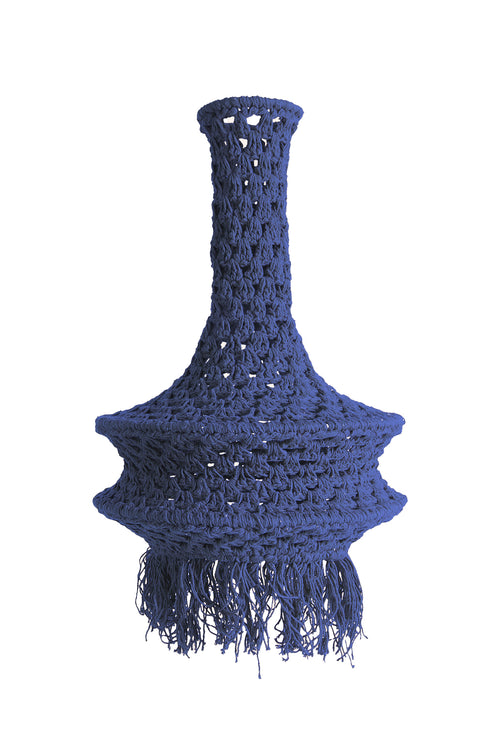 Calma House Plafondlampenkap Pleko - Donkerblauw - 30x50