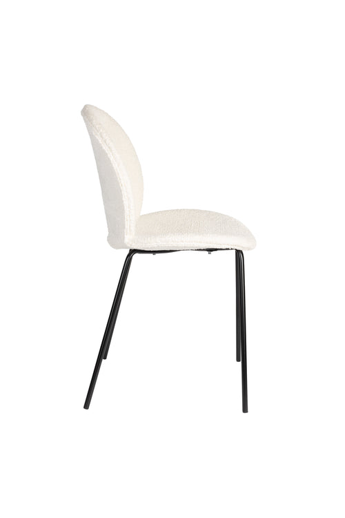 Zuiver Bonnet Eetkamerstoelen Off-White - Set van 2 - vtwonen shop