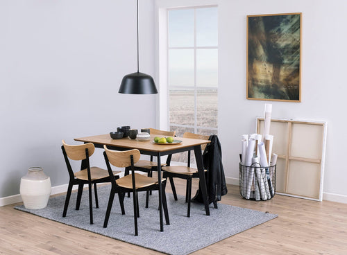 BRAM Eetkamertafel Hamar - 120 x 80cm - Eiken