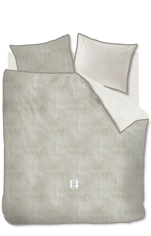 Riviera Maison dekbedovertrek Coughton Court - 140x200/220 cm - zand