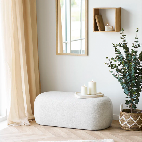 Artichok Nienke Bankje Zand - 100 x 38 cm - vtwonen shop