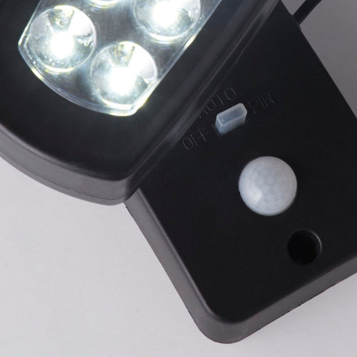 Searchlight Solar Buitenwandlamp ABS & helder polycarbonaat