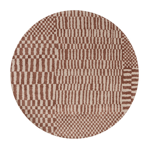 Louis De Poortere vloerkleed Ksar - rood - 240x240cm