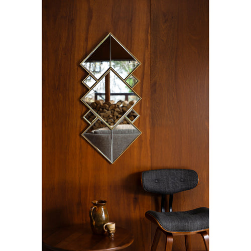Dutchbone Miyu Spiegel/ Wandspiegel Goud - vtwonen shop