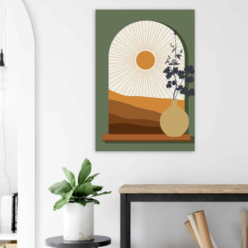Artfulprints  Boho – Sunset window   poster 30x40 cm - vtwonen shop