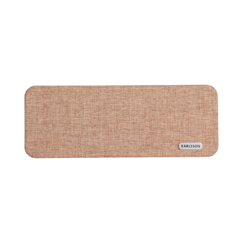 Karlsson wekker Roanne - bruin - 21x3.3x8cm