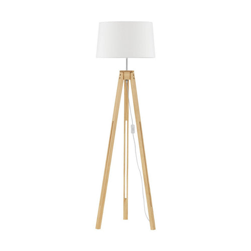 Nova Luce LE ROY Statief vloerlamp naturel wit E27 1x12W