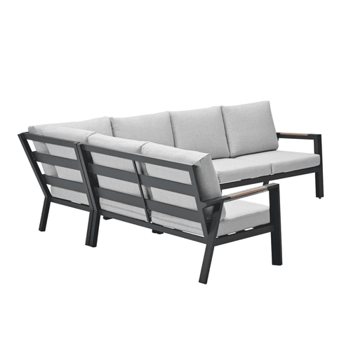 Garden Impressions lounge dining set R Lissabon valley sand - 4-delig