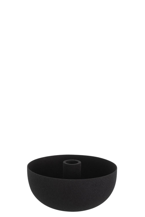 J-Line kaarshouder Kom - ijzer - zwart - large - 2 stuks - vtwonen shop